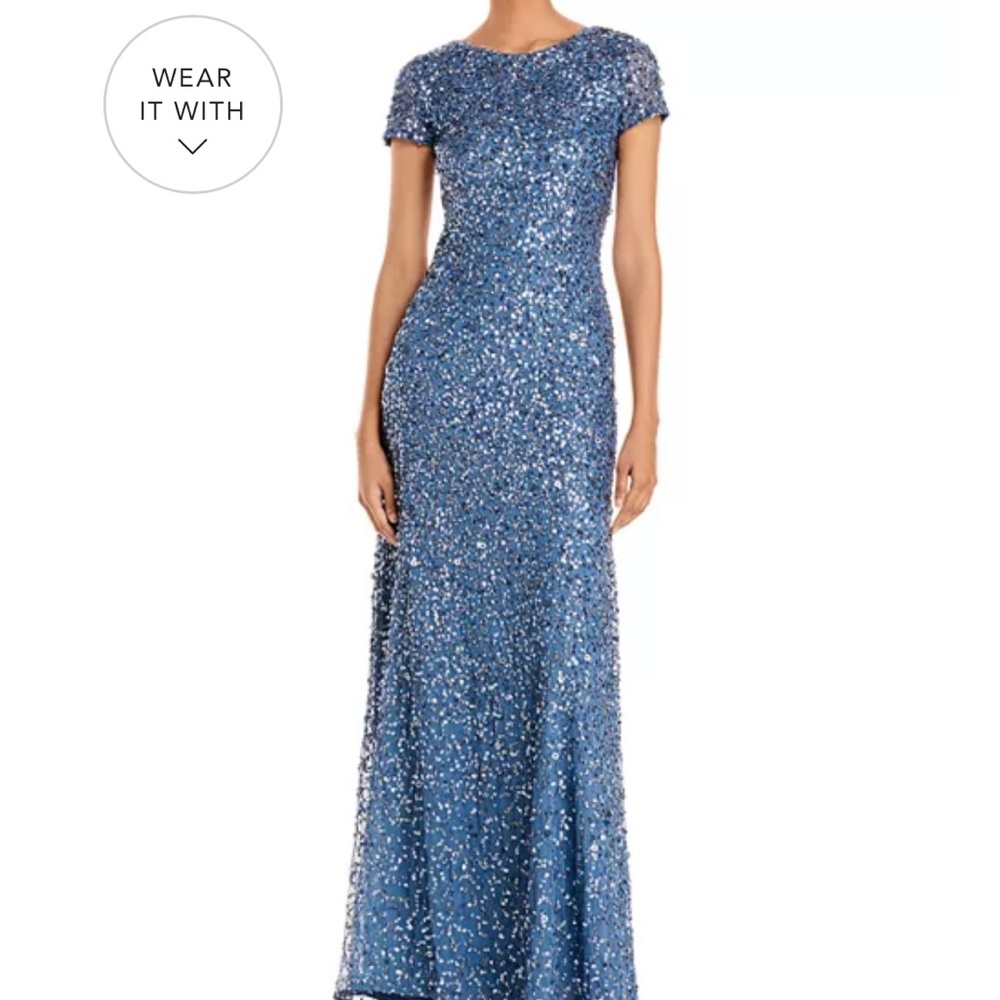 Beautiful Adrianna Papell Sequined Gown
